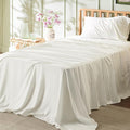 Bedsure Twin XL Sheet Sets Dorm Bedding - 3 Pieces Soft Extra Long Twin Sheets, Hotel Luxury, Easy Care Microfiber for Women, Men, Ivory