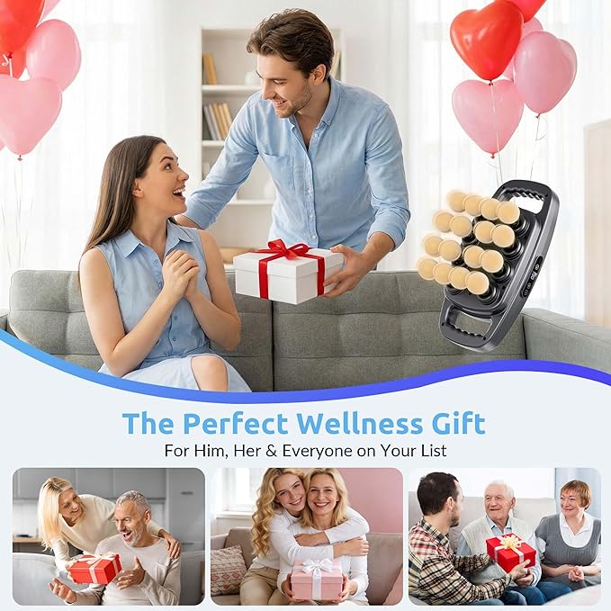 16-Head Professional Massage Gun, Deep Tissue Percussion Massager with 3 Modes & 30 Levels, Quiet Powerful Motor for Muscle Recovery, Pain Relief Device for Back, Neck, Shoulders