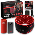 LuminousRLT Red Light Therapy Belt – Adjustable LED Light Wrap with Red & Near-Infrared LEDs (660nm & 850nm), 216 LEDs, Auto Shut-Off