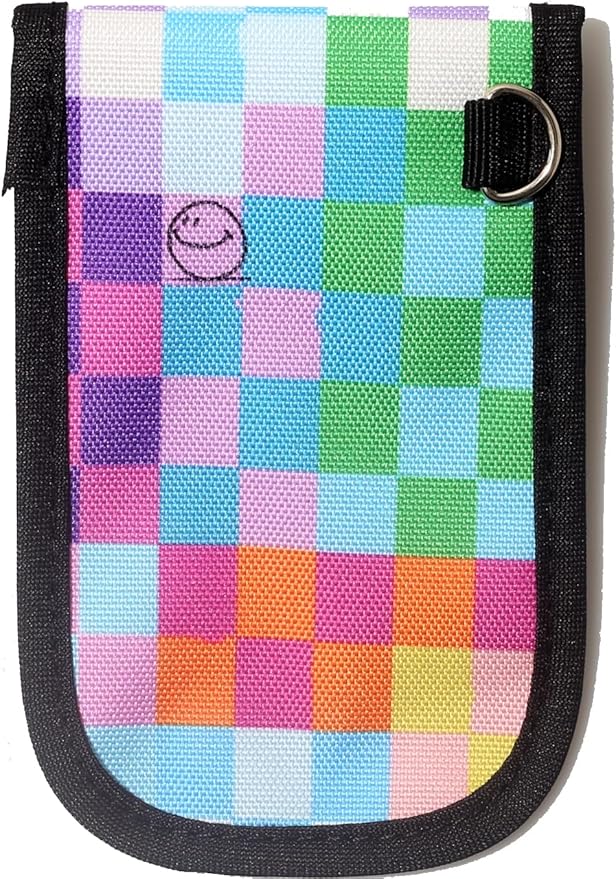 DQL Faraday Key fob Protector, Key fob Signal Blocker, Faraday Pouch, Faraday Bag for Key fob, Key Signal Blocker (Rainbow)