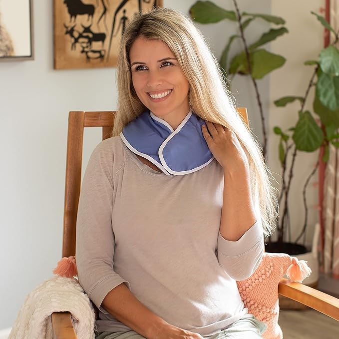 Thermi Paq Microwave Heating Pad for Neck and Shoulders Reusable Heated Neck Wrap for Neck Pain and Shoulder Pain