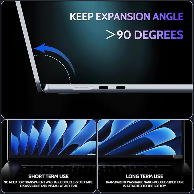 Magnetic Anti Blue Light Screen Protector for MacBook Pro 13 Inch (2016-2022, M1, M2), Removable Glare Filter for 13.3" Mac Laptop Computer