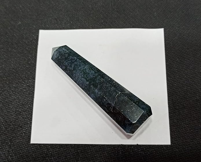 WholesaleGemShop 3 Inch Gemstones Obelisk Tower Jumbo Facet Aura Rock Crystal Natural Polished Earth Wand Spirit