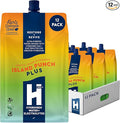 HTWO Plus Molecular Hydrogen Water with Electrolytes, Island Punch Flavor, Sugar Free Hydration Packets, 16.9oz 12 Pack, Energy Sports Drink, Performance & Recovery Support, Alternative to Hydrogenated Tablet - no Prep/Mess, 15 ppm