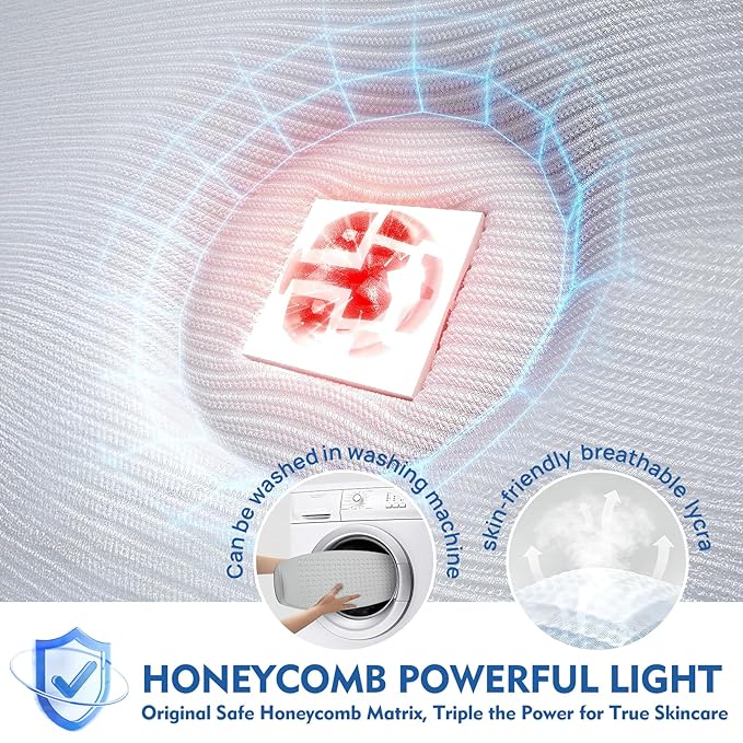 LED light therapy mask-FSA Light Therapy Device for Neck & Body, HSA Eligible，Valentine's Day Gift, 30.8" x 11.8" Large 720 Chips Infrared Light Therapy