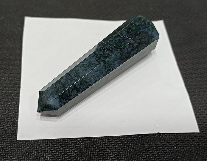 WholesaleGemShop 3 Inch Gemstones Obelisk Tower Jumbo Facet Aura Rock Crystal Natural Polished Earth Wand Spirit