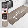 J&V TEXTILES Kitchen Mat Cushioned Anti Fatigue Floor Mat,19.6"x55", Thick Non Slip Waterproof Kitchen Rugs and Mats, Standing Mat for Kitchen,Floor,Home,Office,Desk,Sink,Laundry (Gather)