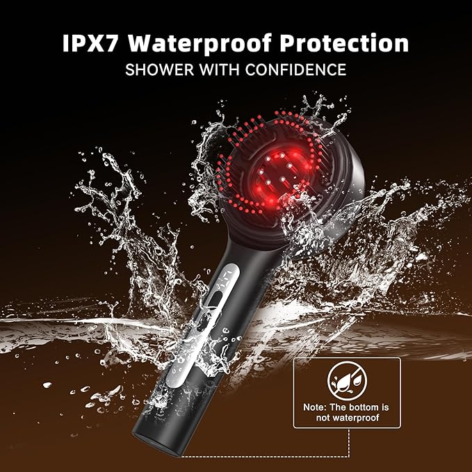 3 in 1 Scalp Massager for Hair Care, Head Massager Oil Applicator, IPX7 Waterproof Scalp Brush for Massage, Home Use