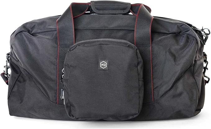 Mission Darkness X2 Faraday Duffel Bag + Detachable MOLLE Faraday Pouch (Gen 2) // Military-Grade RF Shielding for Large Electronics & Mobile Devices // Digital Forensics Signal Isolation Data Privacy
