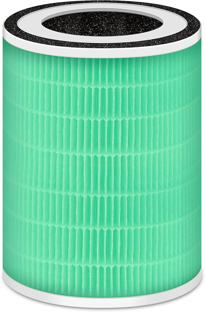 MORENTO KILO Air Purifier Replacement Filter, 3-In-1 Ture HEPA Filter for Pet Allergy, Efficiency Activated Carbon, for MORENTO Kilo Air Purifier 1 Pack+3 Layers Filtration
