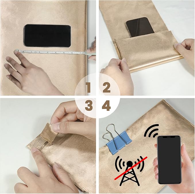 Faraday Fabric, Faraday Cloth 43”x118” with Faraday Tape Military Grade Protection Nickel Copper Faraday Cloth for WiFi, GPS
