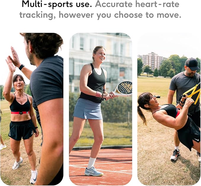 Myzone Heart Rate Monitors - Physical Activity Fitness Tracker for Your Chest – Bluetooth Connectivity and Waterproof Device for Sport and Fitness Activities