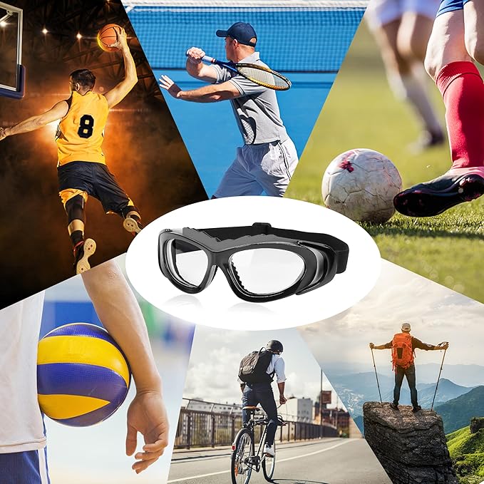 Sport Glasses for Men Women Basketball Football Sport Goggles Anti Fog Shock Collision Wearable Glasses
