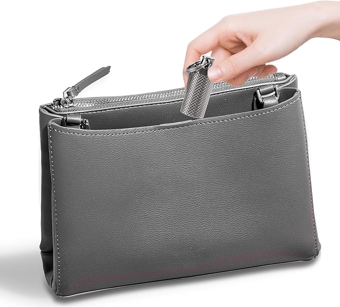 Titanium Keychain Pill Holder Container,Waterproof Portable Pill Box Case for Purse or Pocket, Pill Fob Medicine Organizer for Outdoor Travel Camping（1pc）