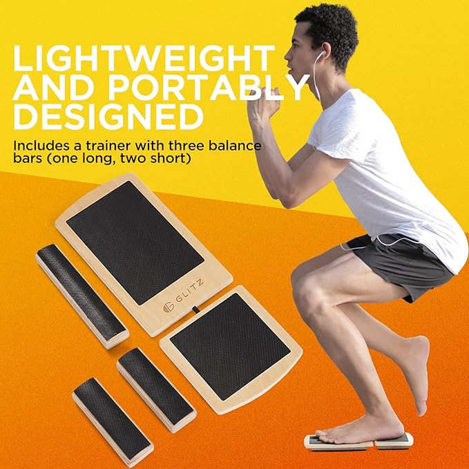 Ankle Balance Board Foot Strengthener Trainer for Sprained Ankle, Stability Exercises, Physical Therapy, Plantar Fasciitis Relief, Posture Correction, Balance Training