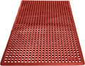 Rhino Mats, B-Series Anti-Fatigue Drain-Thru, Grease Proof, Non-Slip Drainage Floor Mat for Restaurant, Kitchen, Pool, Car Wash, Lab, Gyms, Workplace, Docks or Anywhere (Terra Cotta, 3' x 5' x 3/4")