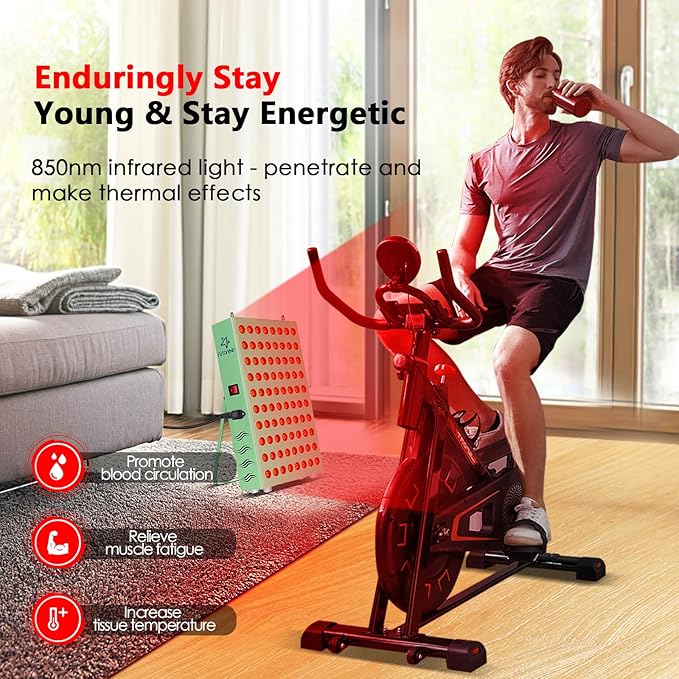 Red Light Therapy for Body Face, 400W 80pcs LED Red Light 660nm & Infrared Light 850nm Red Light Therapy Panel Device Lamp for Skin Beauty & Anti-Aging with Controller