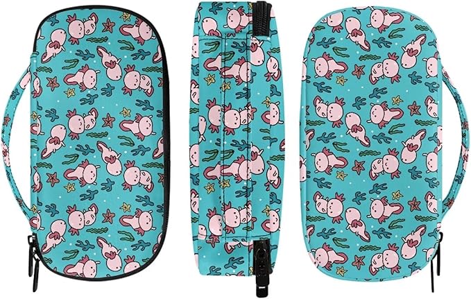 Axolotl Insulin Cooler Travel Case for Insulin Pen Diabetic Medical Cooler Bag Portable Medication Cooler Bag for Insulin Pens and Blood Glucose Monitor Supplie