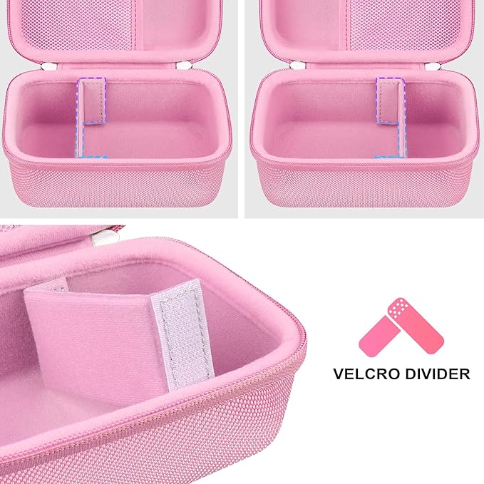 BOVKE Carrying Case for iHealth Track Smart Upper Arm Blood Pressure Monitor, iHealth Bluetooth Blood Pressure Machine Case, Pink