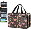 Fustylead Cute Pink Flamingo and Butterfly Pineapple Travel Medicine Organizer Bag Home Storage First Aid Kit Large Pill Case with Zipper for Pill Bottle, Vitamins, and Medical Supplies