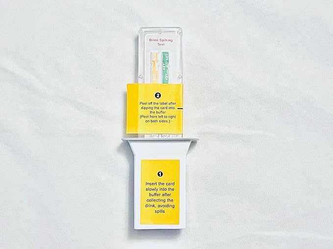 3-in-1 Drink Spike Test Kit - Quickly & Discreetely Test for GHB, Ketamine and Benzodiazepines with Our Simple and Easy-to-Use Kit - Results in 5 Minutes
