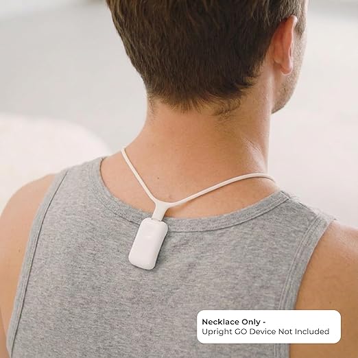 Upright Magnetic Necklace (Necklace Only) for GO S and GO 2 Posture Corrector Trainer (White)
