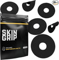 Skin Grip Universal Adhesive Patches for CGM and Insulin Pumps with Cutout (20-Pack), 0.8-Inch Hole, Waterproof & Sweatproof for 10-14 Days, Glucose Monitor Patch, Diabetic Sensor Cover, Black