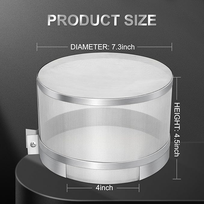 Smart Meter Cover,Electric Meter Cover Shield Made with Faraday Cage Technology,Electrical Meter Cover Made of 316 Stainless Steel for Durability.Suitable for All Smart Meter Protection