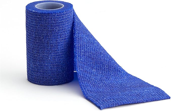 MUELLER Sports Medicine EasyGrip ICE Cooling Compression Wrap for Men and Women, Compression & Ice Therapy Support, 1 Continuous Wrap, 3.1 Inches x 14.7 Feet, Blue