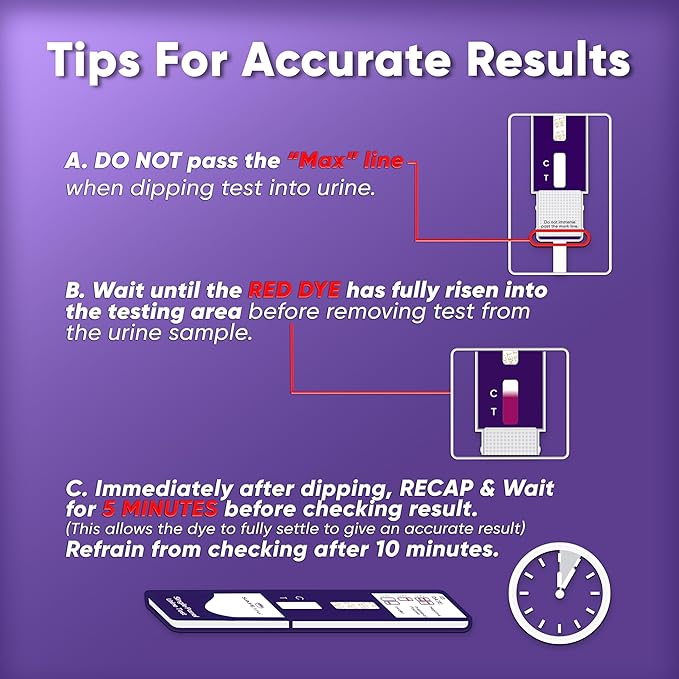 SAFE LIFE Ketamine Dip Card Test Kit | Urine Screening for KET/keta, 1000 ng/mL Cutoff [ 10 Pack]