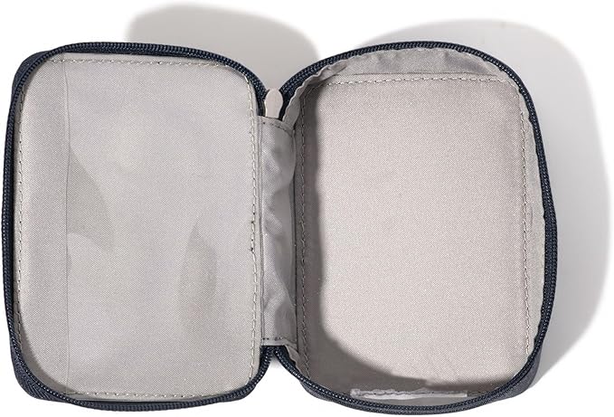 Baggallini Travel Pill Case - Lightweight 3x4 Inch Pill Organizer