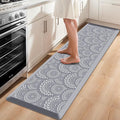 Mattitude 4/5 Inch Kitchen Mat, 24x70in Heavy Duty Ergonomic Comfort Foam Standing Desk Mat, Waterproof Non-Slip Standing Mats and Rugs for Kitchen, Office, Grey