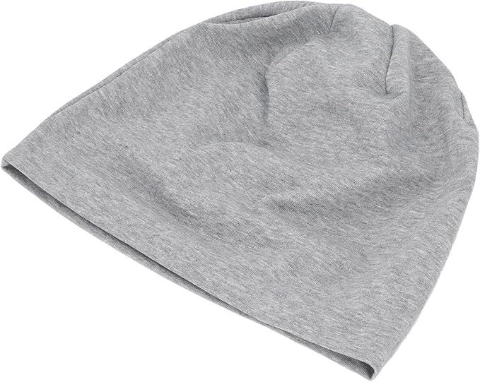 Eujgoov EMF Protection Shielding Beanie for Men Women Radiation Blocker Hat with Adjustable Fit, Light Gray