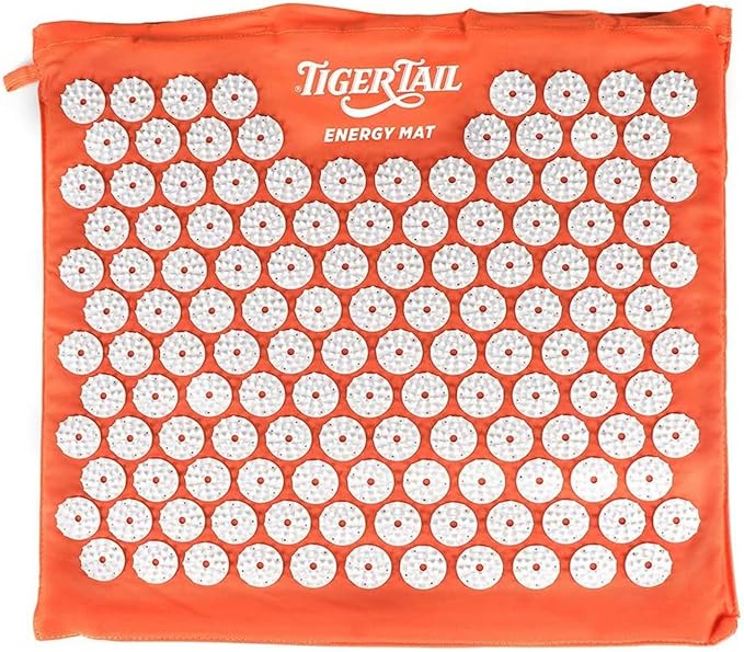 Tiger Tail Acupressure Energy Mat for Neck, Back, Shoulder, and Feet Pain Relief - Release Endorphins, Reduce Stress, Revitalize Energy Levels