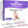 Easy@Home Pregnancy Test Strips: 100 Bulk Pregnancy Strips, Early Detection hCG Test Kit - Pruebas de Embarazo, Powered by Premom APP | 100 Pack