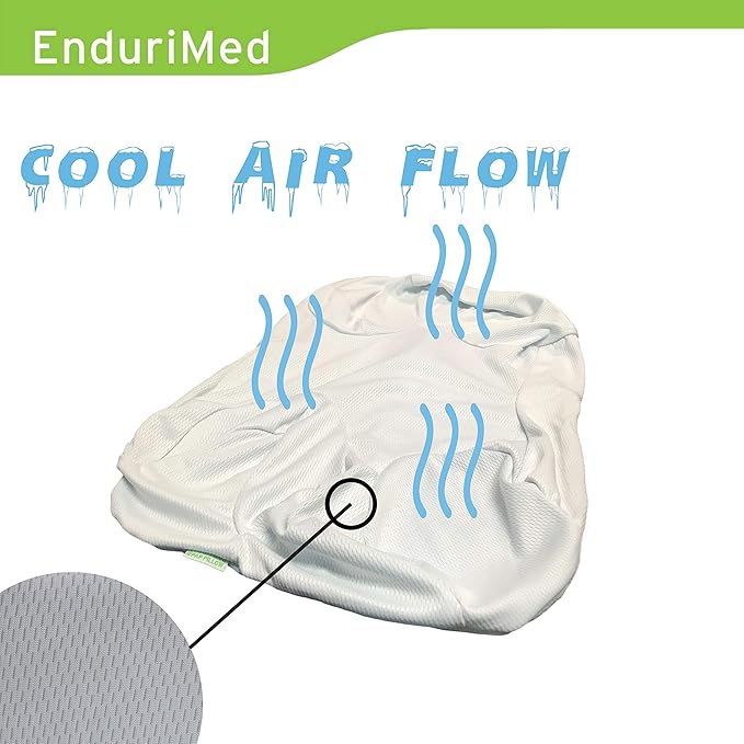 EnduriMed Pillow Case for Use CPAP Comfort Pillow - Cooling Fabric, Blue - Breathable and Cooling for Comfortable Sleep
