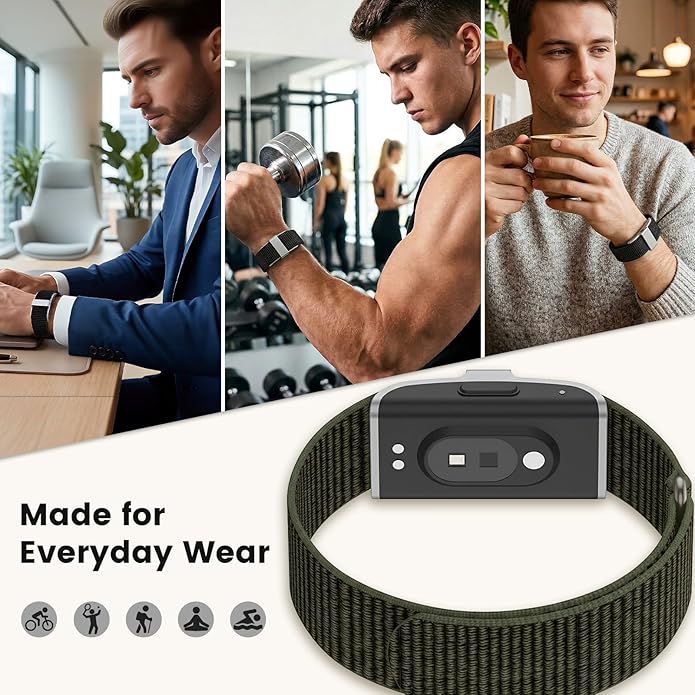 BlackPro for Hume Band Replacement Strap, Soft Breathable Nylon Loop Wristband for HumeHealth Watch Band