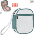 Weekly Travel Pill Organizer Pill Case for Purse with Removable 7 Day Pill Box Holder,Cute Medication Organizer Pill Container for Medicine, Vitamin, Fish Oils,Supplement (Teal, Small)