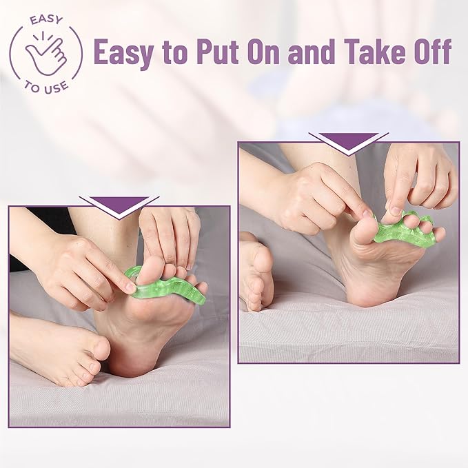 Dr. JK- ToePal Gel Toe Separator, 4 Pairs, Toe Spacers, Bunion Corrector