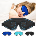 Coume Sleep Mask for Kids 3D Light Block Sleeping Blindfold Memory Foam Contoured Eye Mask with Adjustable Strap Zero Pressure Eye Cover for Boys Girls for Travel Home Office Meditation(Dark Blue)