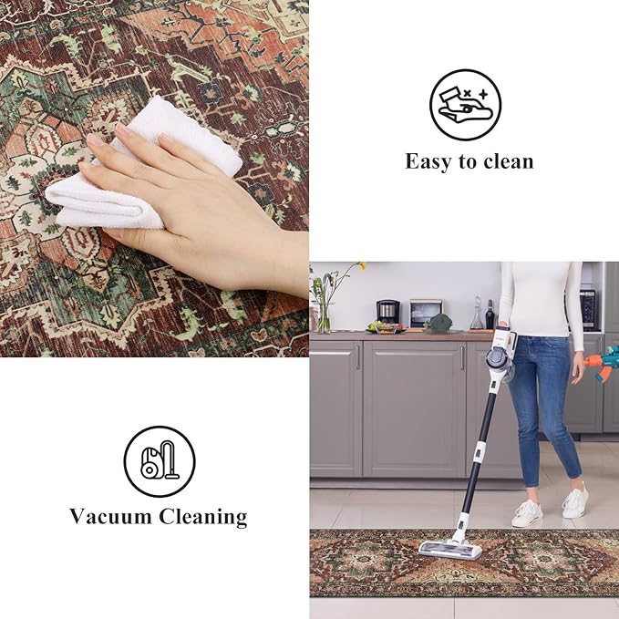 Cushioned Kitchen Rug Sets 3 Piece Anti Fatigue Kitchen Mats for Floor Non Slip Waterproof Kitchen Rugs and Mats Comfort Standing Mat Runner for Home Office,Sink,Laundry