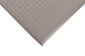 NoTrax 419 Diamond Sof-Tred Safety/Anti-Fatigue Mat with Dyna-Shield PVC Sponge, for Dry Areas, 4' Width x 60' Length x 1/2" Thickness, Gray