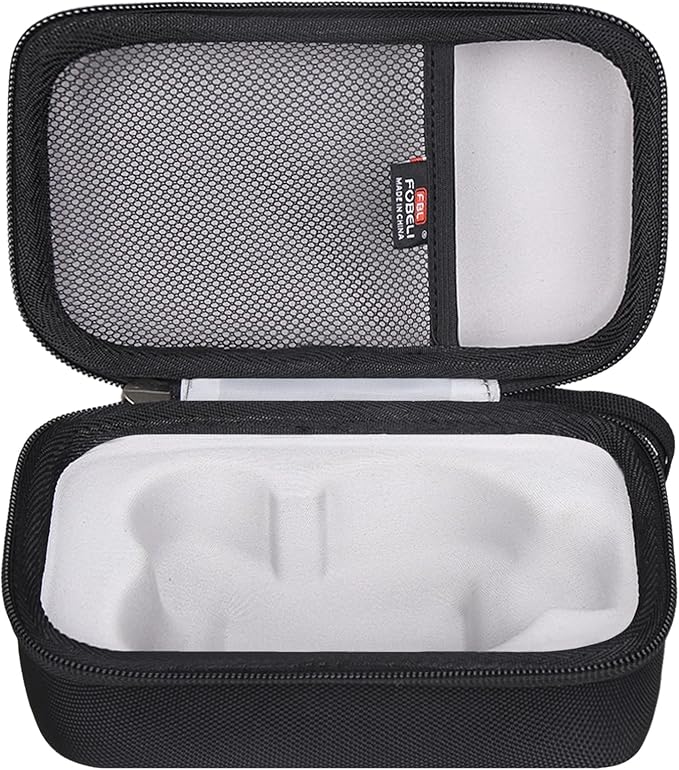 FBLFOBELI Hard Travel Case for NuFACE MINI+ Starter Kit, Hunvva EP-300 Mini Microcurrent Facial Device (Case Only) (Black)