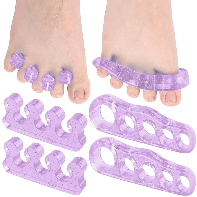 Dr. JK- ToePal Gel Toe Separator, 4 Pairs, Toe Spacers, Bunion Corrector
