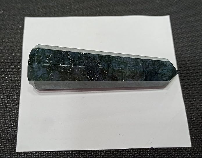 WholesaleGemShop 3 Inch Gemstones Obelisk Tower Jumbo Facet Aura Rock Crystal Natural Polished Earth Wand Spirit
