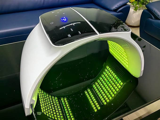 LED Red Light Therapy 7 Colors in 1 Face Mask Light Therapy Machine, Beauty Salon Home Spa Body Facial Skin Care Device