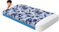 Deep Pressure Sensory Bed Sheet – Twin Sensory Compression Sheet Breathable Sleep Pod Blanket for Better Sleep Support – Calming Compression Blankets for Kids and Adults Blue Petal