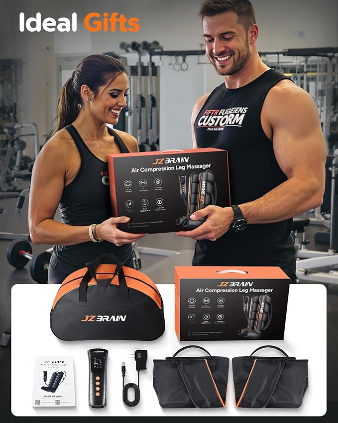 Sequential Air Compression Recovery System : Professional Full Leg Compression Boots for Circulation and Pain Relief - Sequential Device for Muscle Relaxation - for Athletes,Women,Men