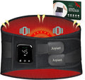 Joyset Cordless Heating Pad for Back Pain Relief,47-60" Lower Back Massager with 5 Heat 5 Vibration,Portable Wearable Heating Pad for Cramps,Birthday Gifts for Women Men Mom Dad(Black)