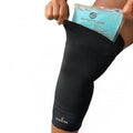 Knee Ice Pack Wrap, Compression Knee Sleeve, Reusable Hot/Cold Gel Pack Included, Heat Therapy Sleeve (X-Large)